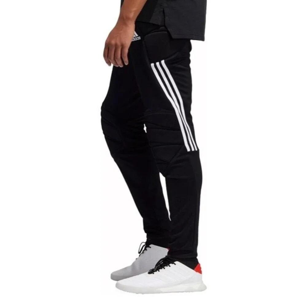 Adidas Black & White Men's Padded Aeroready Goal Sport Athletic Pants S